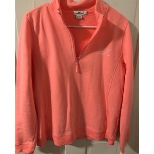 Vineyard Vines Salmon Colored Quarter Zip : Large